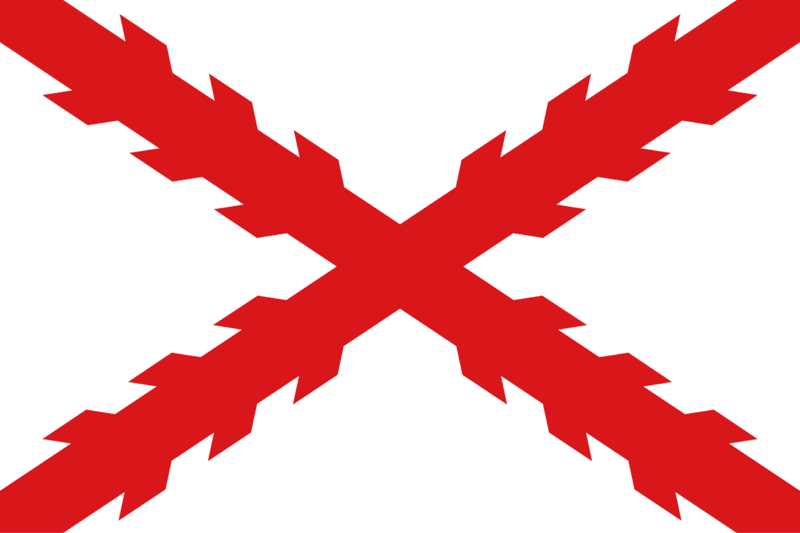 檔案:Flag of Cross of Burgundy.png