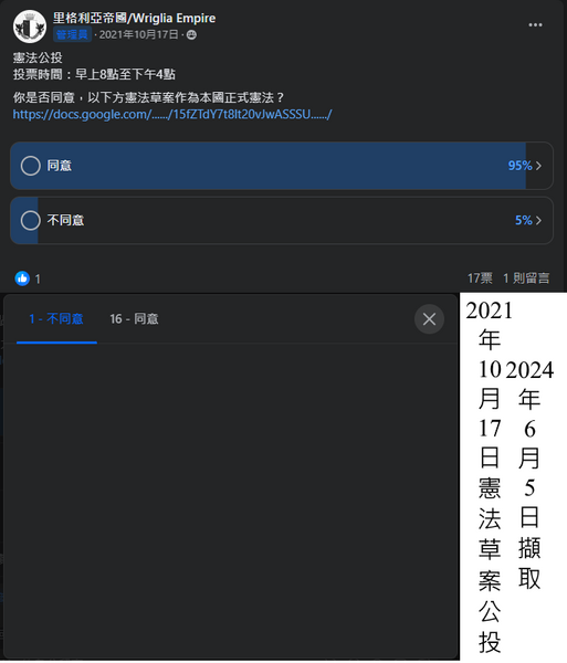 檔案:2021年10月17日薩爾尼亞民主共和國憲法草案公投結果於2024年6月5日擷取.png