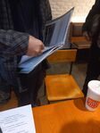 會中華江斯坦首席執政官李文甄向各國介紹國家民情之畫面